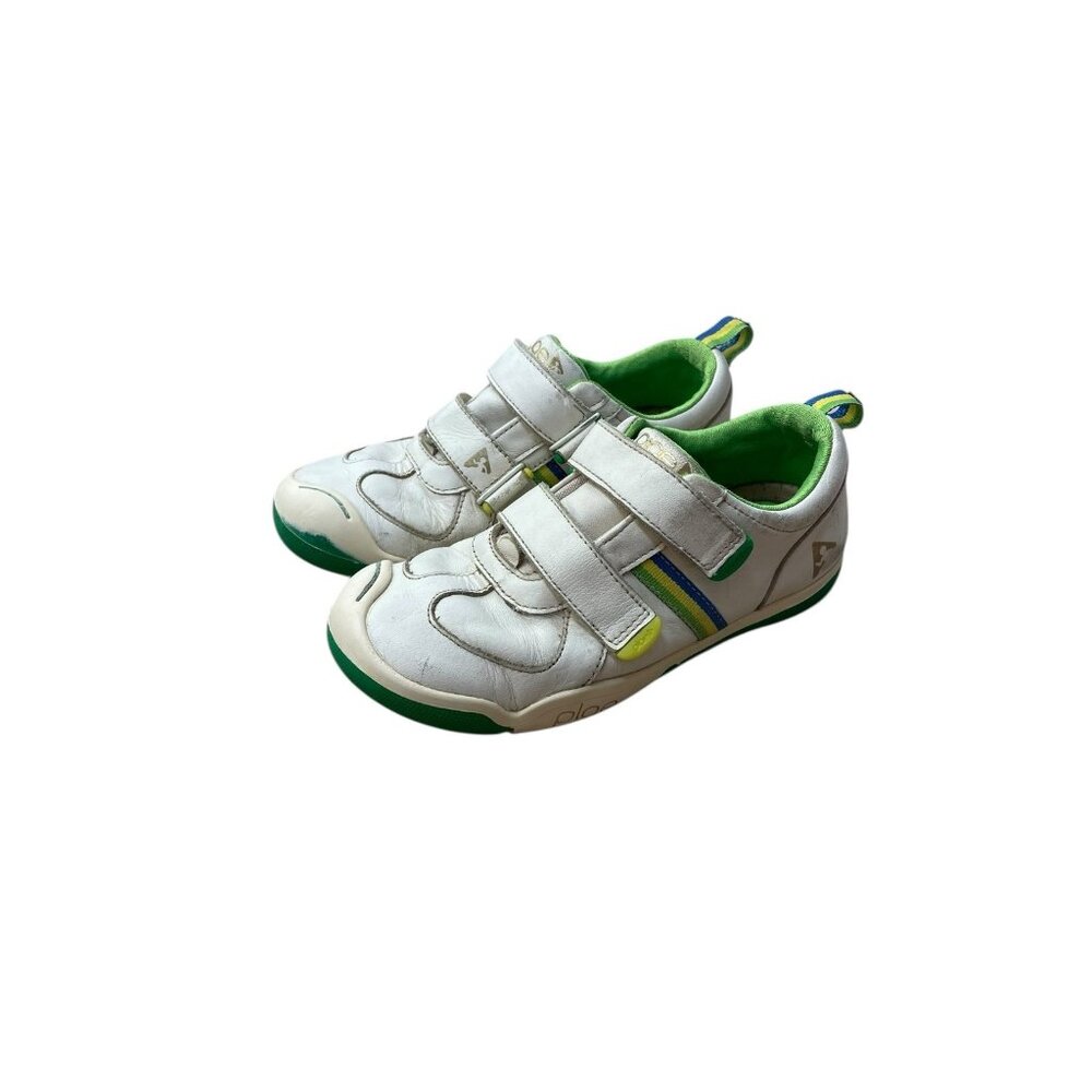 PLAE CHARLIE WP Sneaker Antique White Green Waterproof Kids Size 1.5